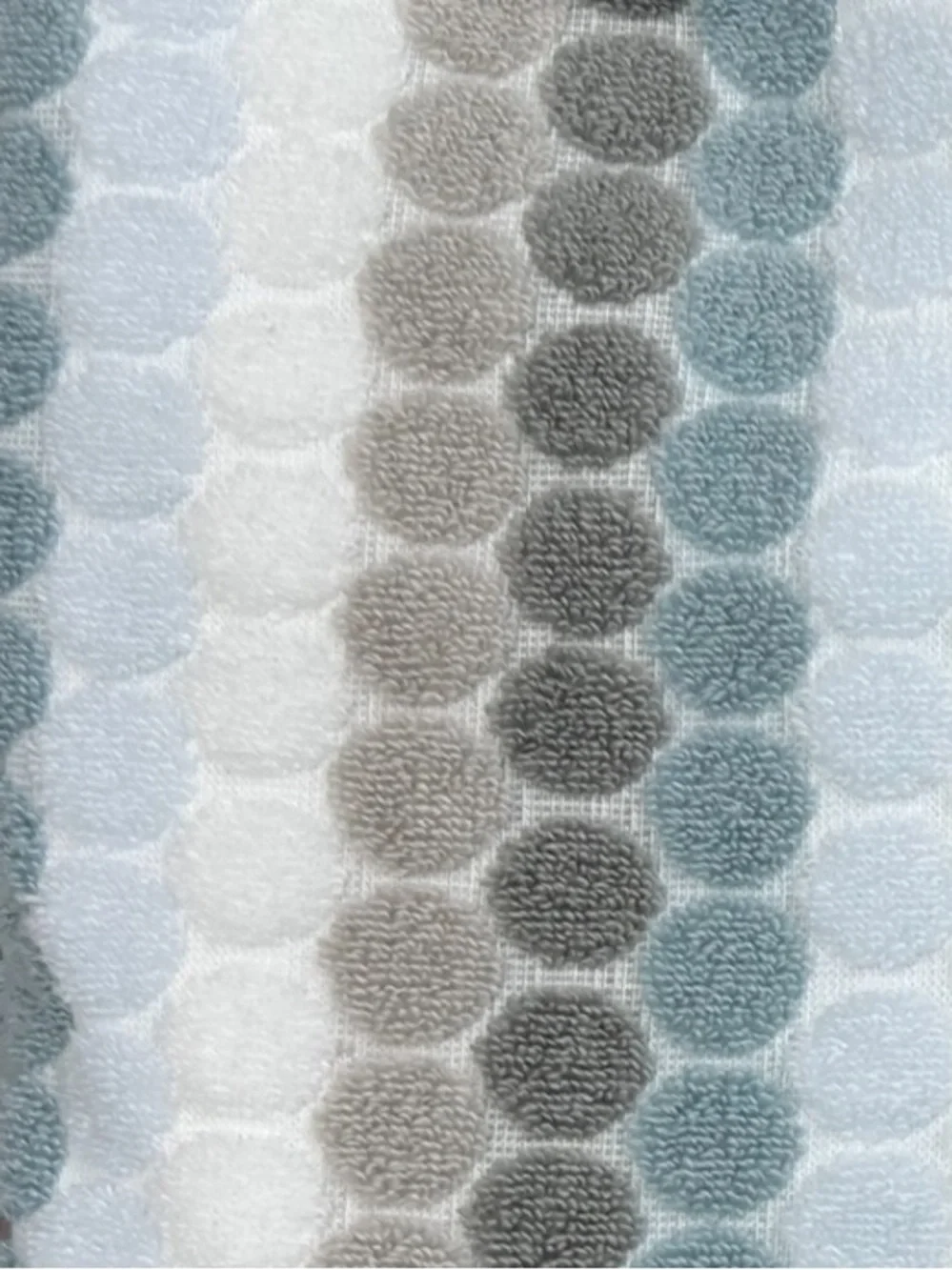 Soho Living Blue, White and Gray Soft and Durable Quick Dry Bath Towels Set of 2